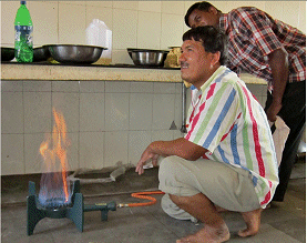 First Bio-Gas system in Hyderabad home